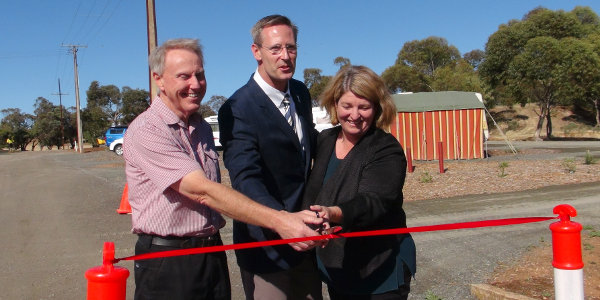 Official Opening of Eudunda Caravan Park - Trevor Dan Jane